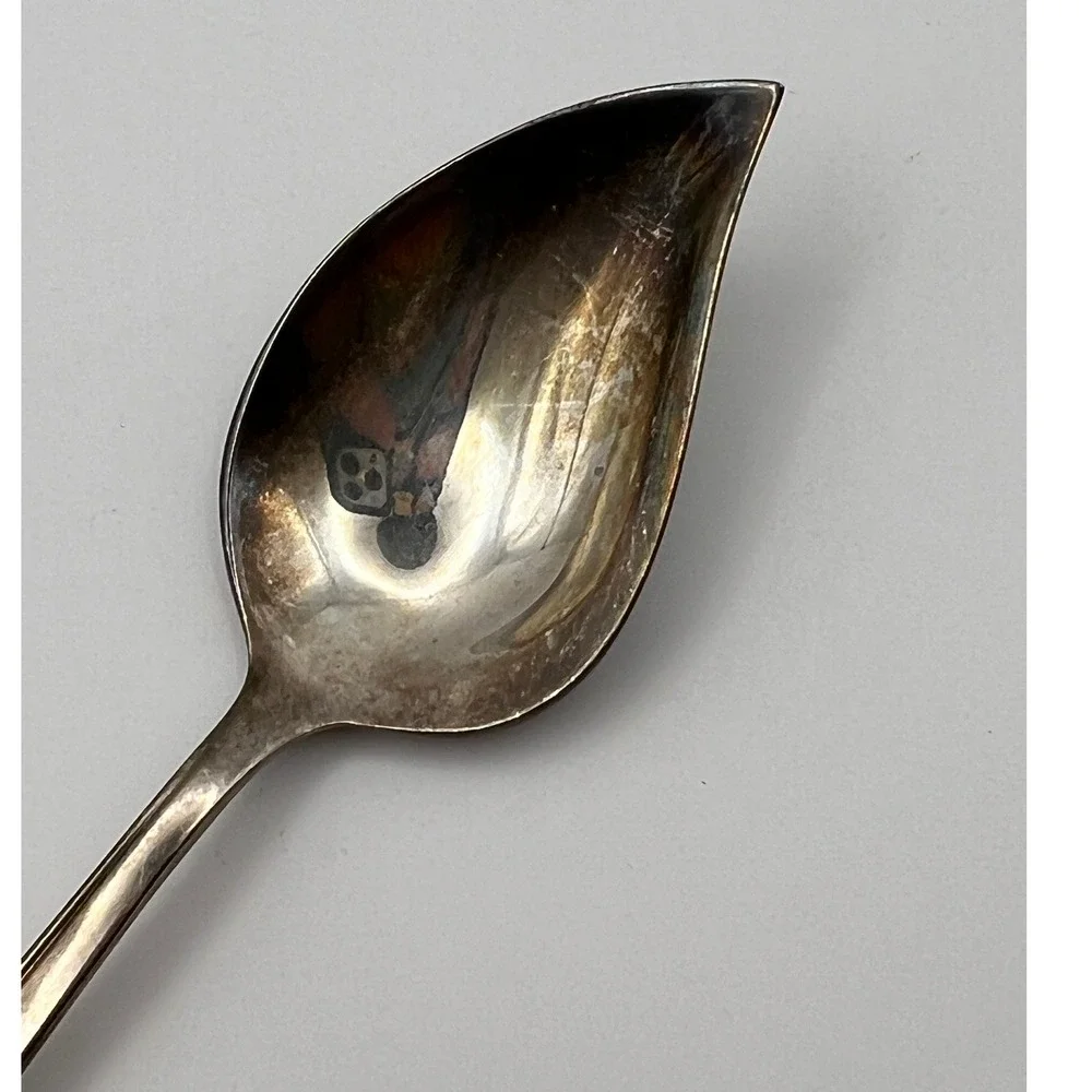 Reed and Barton Jelly Spoon 6.25in Silver Good Classic Rose Sterling